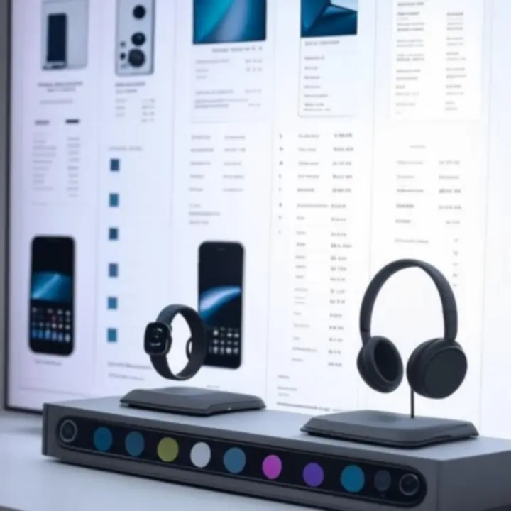 Widok tabeli porównawczej produktów elektroniki w Smart Shop PL